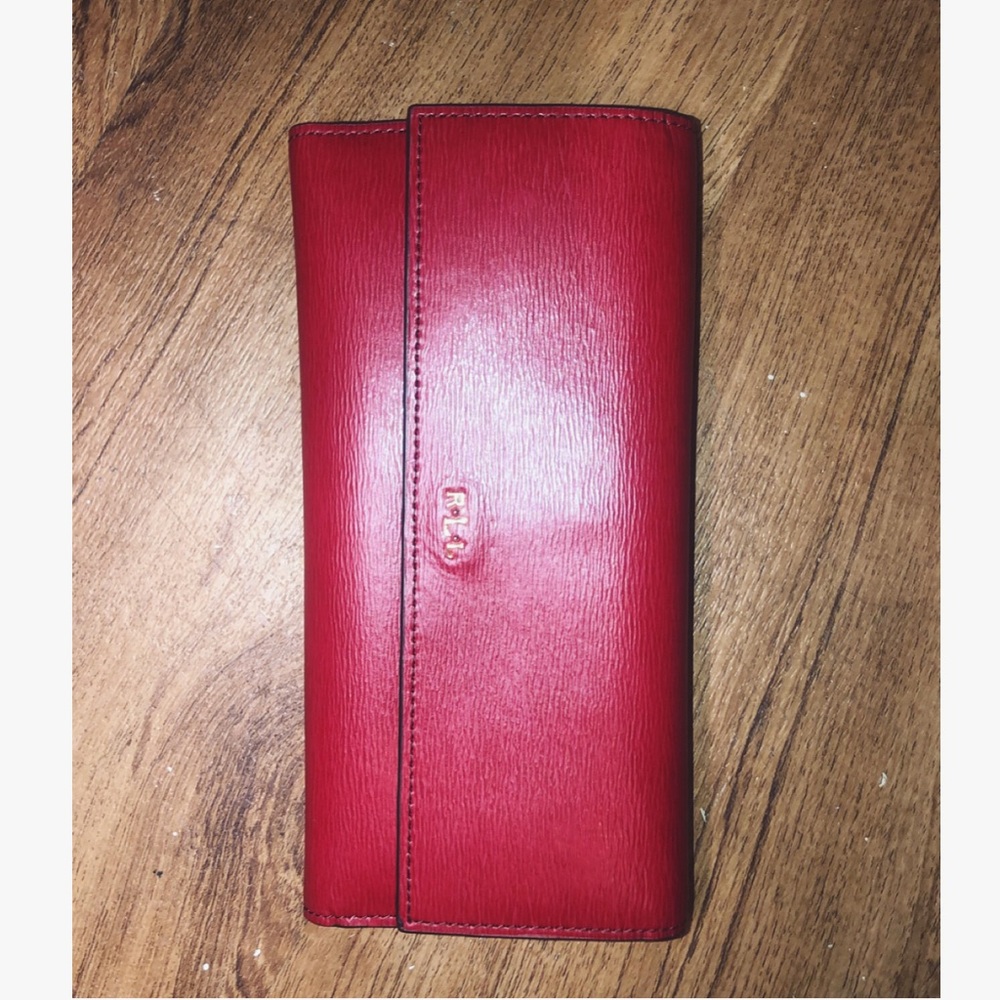 Lauren Ralph Lauren Wallet Red NWT